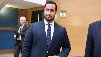 Alexandre Benalla, le 19 septembre 2018 à Paris. (BERTRAND GUAY / AFP)