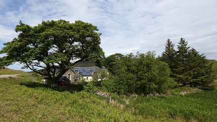 et comme le dit l’un des habitants, Eigg est toute proche de l’île de Tiree, l’endroit le plus ensoleillé de Grande-Bretag 
 
 
 

 
 
  (Reuters/Paul Hackett)