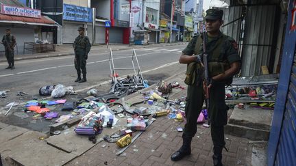 Le nord du Sri Lanka est secoué depuis 48h par des émeutes anti-musulmans. (LAKRUWAN WANNIARACHCHI / AFP)