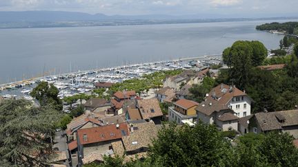 &nbsp;Vue générale de Thonon-les-Bains le port et le lac Leman (illustration). (©PATRICK GARDIN/WOSTOK PRESS / MAXPPP)