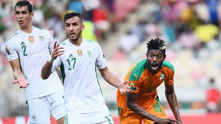 L'Algérie s'est inclinée 3-1 face à la Côte d'Ivoire et est éliminée de la Coupe d'Afrique des nations 2022.&nbsp; (CHARLY TRIBALLEAU / AFP)