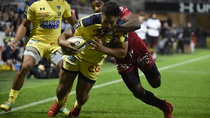 George Moala a inscrit deux essais pour Clermont (THIERRY ZOCCOLAN / AFP)