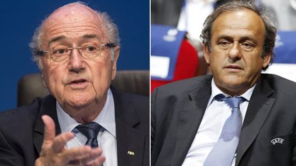 &nbsp; (Sepp Blatter et Michel Platini © Maxppp)