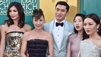 Les acteurs de Crazy Rich Asians à Hollywood le 7 août 2018. (ALBERTO E. RODRIGUEZ / GETTY IMAGES NORTH AMERICA)