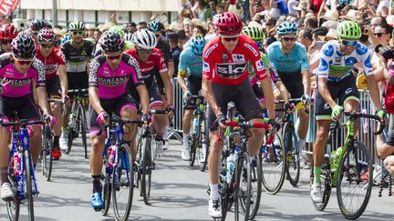 Julian Alaphilippe remporte la 8e étape de la Vuelta.  (JAIME REINA / AFP)