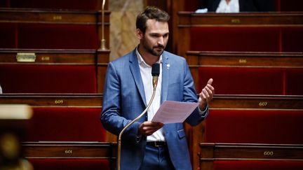 Ugo Bernalicis, député La France insoumise du Nord, à l'Assemblée nationale le 9 juin 2020. (THOMAS PADILLA / MAXPPP)