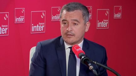 Gérald Darmanin, le 27 octobre 2022 sur France Inter. (FRANCE INTER)