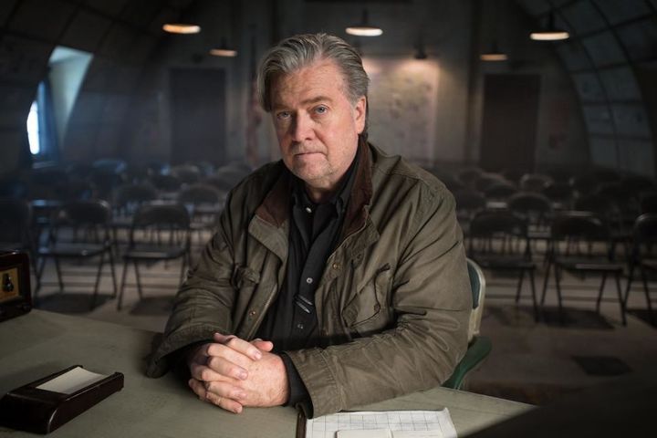 Steve Bannon dans le film "American Dharma" d'Errol Morris
