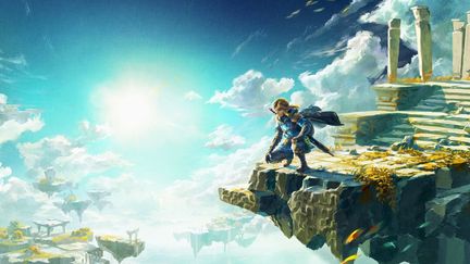 L'affiche de "The Legend of Zelda : Tears of the Kingdom", disponible vendredi 12 mai sur Nintendo Switch. (Nintendo)