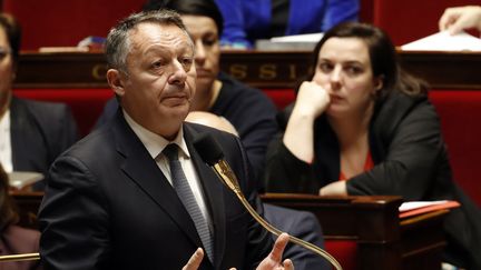 Le secrétaire d'Etat aux Sports, Thierry Braillard, à l'Assemblée nationale, le 15 février 2017. (FRANCOIS GUILLOT / AFP)