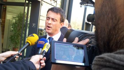 &nbsp; (Manuel Valls s'est dit bouleversé de la mort de Jean Germain © RADIOFRANCE/ Julien Langlet)