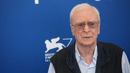 Michael Caine à la Mostra de Venise, le 5 septembre 2017. (MATTEO CHINELLATO / NURPHOTO)