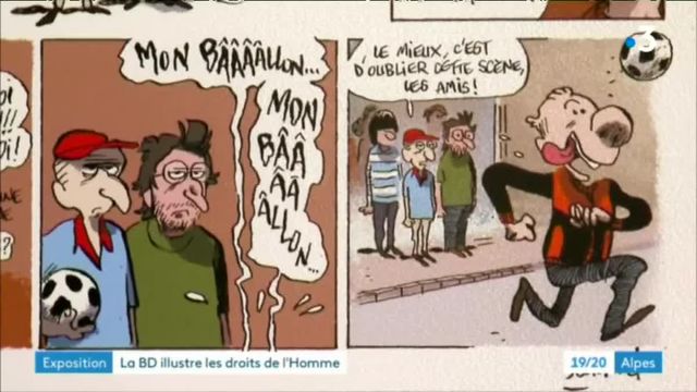 Exposition : Spirou défenseur des droits de l'Hommes