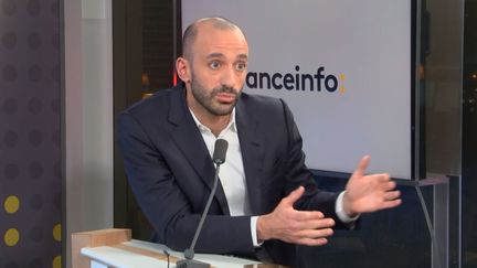 Benjamin Haddad, député Renaissance, invité du 18h20 franceinfo. (FRANCEINFO / RADIO FRANCE)