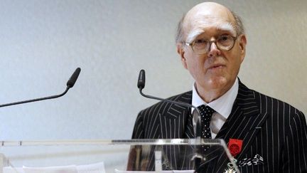 Spencer Hays a sa réception de la médaille d'officier de la Légion d'Honneur, à Paris en 2013
 (FRANCOIS GUILLOT / AFP)