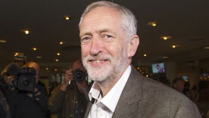 Jeremy Corbyn, le plus à gauche des quatre prétendants à la direction du Labour. (AFP PHOTO / LESLEY MARTIN)