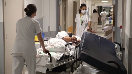 Les urgences du Centre Hospitalier Emile Muller de Mulhouse, le 31 décembre 2022. (VINCENT VOEGTLIN / MAXPPP)