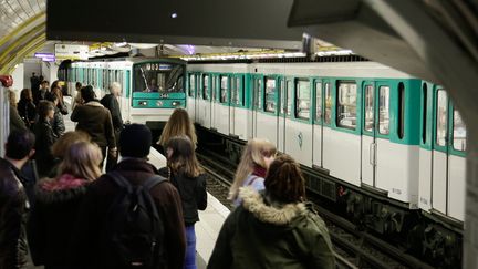 Métro parisien (image d'illustration). (VINCENT ISORE / MAXPPP)