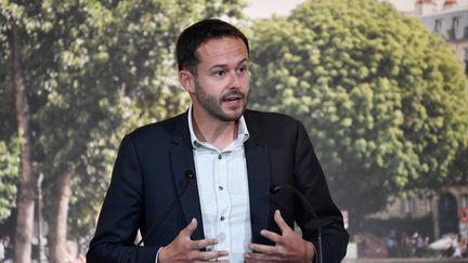 David Belliard lors d'un conseil municipal à Paris le 3 juillet 2020. (BERTRAND GUAY / AFP)