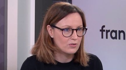 Meleyne Rabot, directrice générale de Just Eat France (04 février 2021). (FRANCEINFO/ RADIO FRANCE)