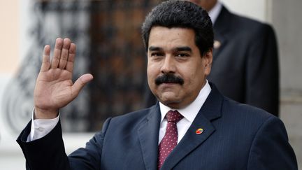 Le pr&eacute;sident v&eacute;n&eacute;zu&eacute;lien Nicolas Maduro, le 20 juillet 2014, &agrave; Caracas (Venezuela). (LEO RAMIREZ / AFP)