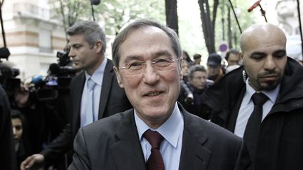 Claude Gu&eacute;ant, alors ministre de l'Int&eacute;rieur, le 23 avril 2012, &agrave; Paris. (KENZO TRIBOUILLARD / AFP)