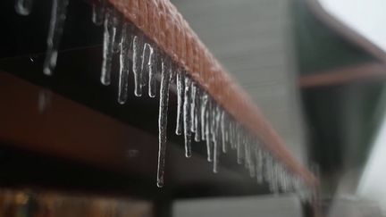 Après le verglas, plusieurs départements sont placés en alerte orange neige, mercredi 17 janvier. Les autorités conseillent de limiter ses déplacements. (France 2)