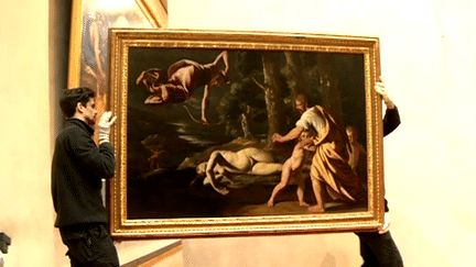 Accrochage au musée des Beaux-Arts de Lyon de "La mort de Chioné" de Nicolas Poussin
 (France 3 Rhône-Alpes)