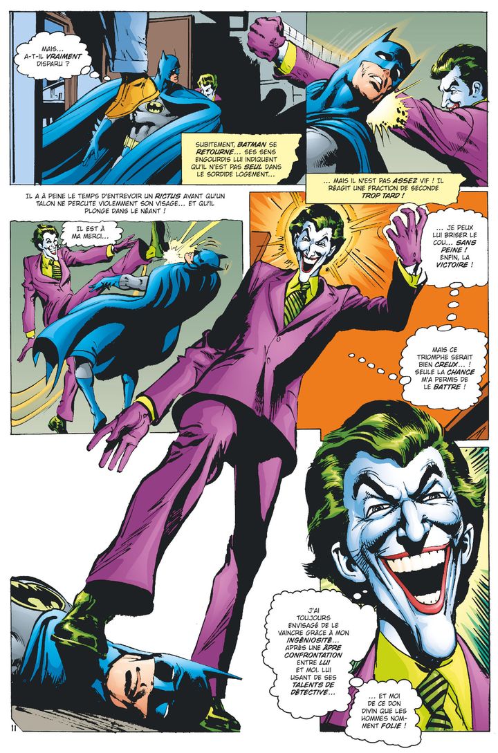 Une planche extraite&nbsp;des "Cinq vengeances du Joker" publiée dans le numéro 251 de "Batman" en septembre 1973 et disponible en France dans "Joker Anthologie" chez Urban Comics. (DC TM & © 2019 DC COMICS. ALL RIGHTS RESERVED © 2019 URBAN COMICS pour la version française)