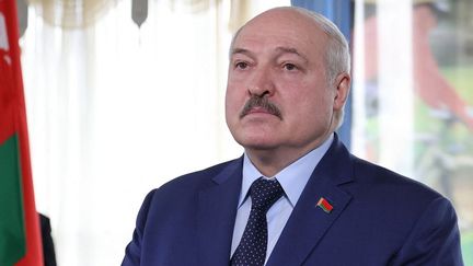 Le président biélorusse, Alexander Lukashenko, à Minsl (Biélorussie), le 26 février 2022. (EYEPRESS NEWS / AFP)