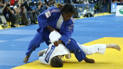 &nbsp; (Clarisse Agbegnenou atteint le dernier carré des Mondiaux de judo © MAXPPP)