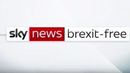 La chaîne britannique "Sky News" promet de ne pas aborder le Brexit. (CAPTURE D'ÉCRAN YOUTUBE)