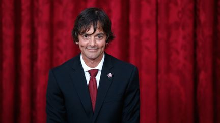 Mark Moogalian, après avoir reçu la Légion d'honneur, au palais de l'Elysée, le 22 septembre 2016. (THIBAULT CAMUS / POOL)