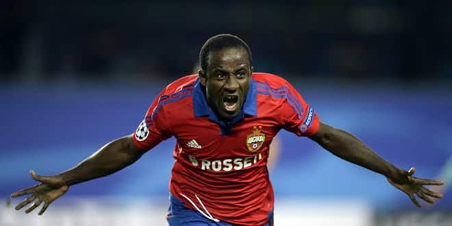 L'attaquant ivoirien du CSKA Moscou, Seydou Doumbia