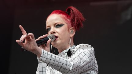 La chanteuse écossaise Shirley Manson de Garbage lors d'un festival le 11 mai 2019 à Arlington au Texas. Photo d'illustration.&nbsp; (SUZANNE CORDEIRO / AFP)