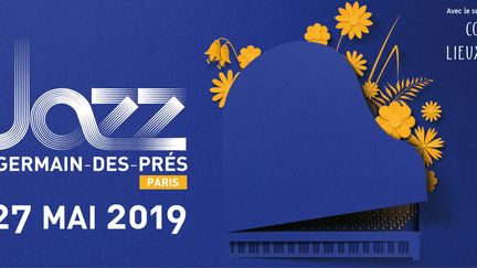 L'affiche de l'édition 2019 du festival&nbsp;Jazz à Saint-Germain-des-Prés (Jazz à Saint-Germain-des-Prés)