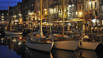 Des voiliers dans le port de Honfleur, en Normandie. (MAXPPP)