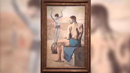 "L'&nbsp;Acrobate à la boule" (1905) de Pablo Picasso,&nbsp;Moscou, The Pushkin State Museum of Fine Arts  (ANNE CHEPEAU / RADIO FRANCE /  © Image The Pushkin State Museum of Fine Arts, Moscow © Succession Picasso 2018)