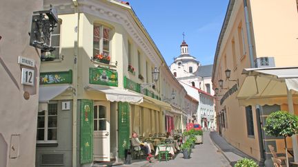 Une rue de Vilnius. (www.vilnius-tourism.lt)