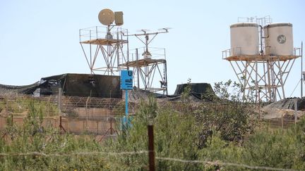 Israeli army and Israeli intelligence facilities on April 20, 2017. (MUHAMMED ALI AKMAN / ANADOLU AGENCY / AFP)