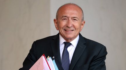 Le ministre de l'Intérieur, Gérard Collomb, le 24 septembre 2018 au palais de l'Elysée. (MUSTAFA YALCIN / ANADOLU AGENCY / AFP)