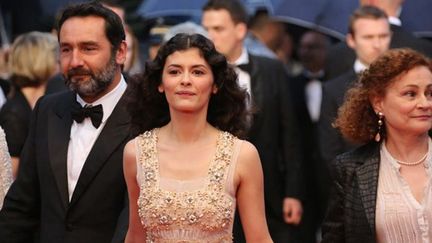 Audrey Tautou monte les marches de la cérémonie de clôture du 65e Festival de Cannes
 (LOIC VENANCE/AFP)