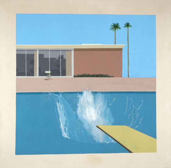 A Bigger Splash de David Hockney
 (David Hockney Collection Tate, London)