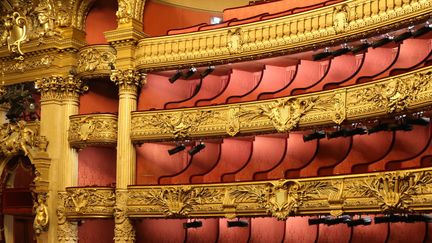 La salle de l'Opéra Garnier à Paris.
 (LUDOVIC MARIN / AFP)