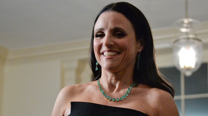 L'actrice am&eacute;ricaine&nbsp;Julia Louis-Dreyfus, qui a notamment jou&eacute; dans la s&eacute;rie "Seinfeld". (NICHOLAS KAMM / AFP)