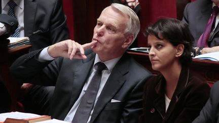 Le Premier ministre, Jean-Marc Ayrault, &agrave; l'Assembl&eacute;e nationale, &agrave; Paris, le 23 octobre 2012. (JACQUES DEMARTHON / AFP)