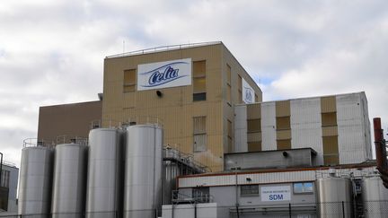 Une usine Lactalis à Craon (Mayenne), le 4 décembre 2017. (DAMIEN MEYER / AFP)