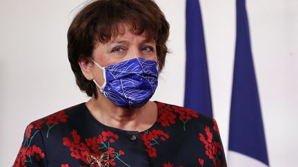 La ministre de la Culture Roselyne Bachelot, le 11 février 2021 à Matignon (FRANCOIS MORI / AFP)