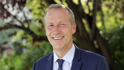 Guillaume Garot est le président du Conseil national de l'alimentation et député socialiste de la Mayenne. (THOMAS SAMSON / AFP)