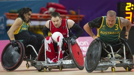 Lors des Jeux Paralympiques de 2012 à Londres... (MIGUEL MEDINA / AFP)